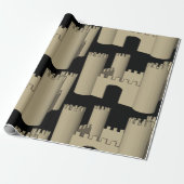 Open kasteel cadeaupapier (Uitgerold)