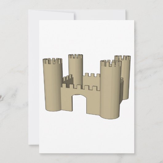 Open kasteel kaart (Voorkant)