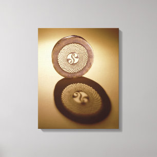 Open kistdeksel, uit Cornalaragh Canvas Afdruk