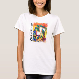 "Open landschap" T-shirt voor vrouwen