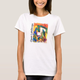 "Open landschap" T-shirt voor vrouwen