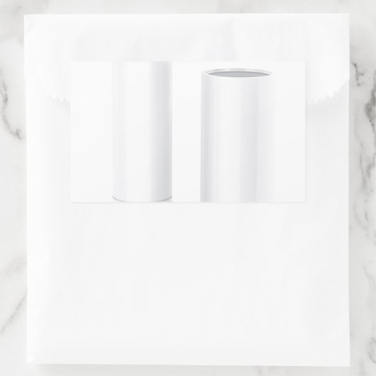 Open lippenbalsem stick rechthoekige sticker (Tas)