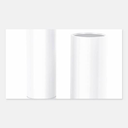 Open lippenbalsem stick rechthoekige sticker (Voorkant)