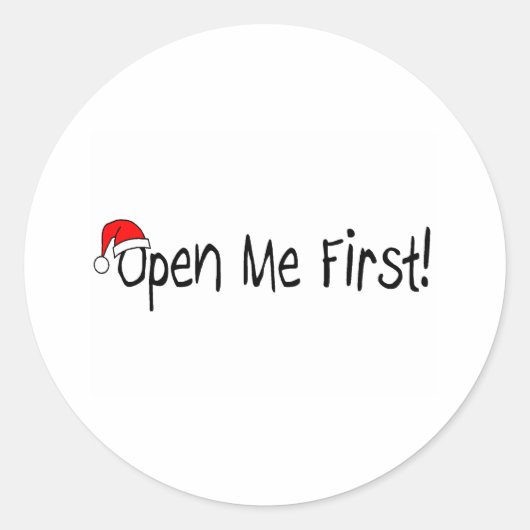 Open me eerst ronde sticker (Voorkant)