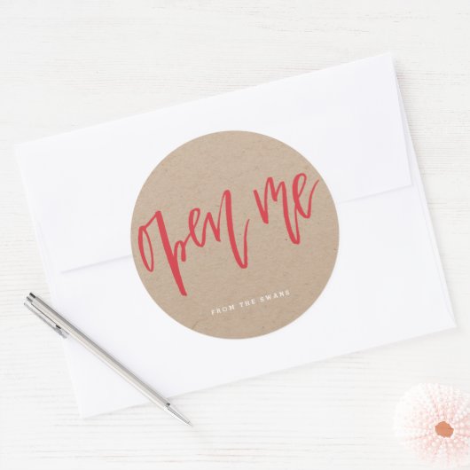 Open me Gift Sticker (Envelop)