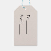 Open me! Kerstcadeau label Cadeaulabel (Achterkant)