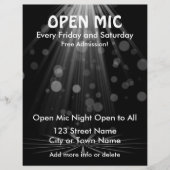 Open Mic Flyer (Voorkant)