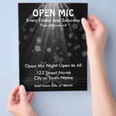 Open Mic Flyer (Hand)