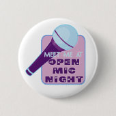Open Mic Night Button (Voorkant)