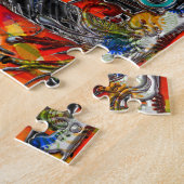 Open microfoon Non-Stop Muziek Legpuzzel (Zijkant)