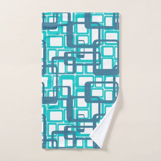 Open middeleeuwse moderne rechthoeken bad handdoek (Handdoek)