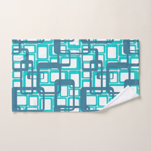 Open middeleeuwse moderne rechthoeken bad handdoek (Handdoek)