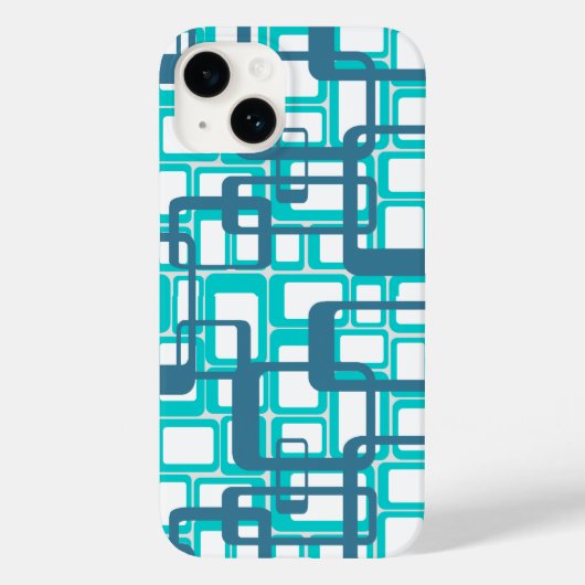 Open middeleeuwse moderne rechthoeken Case-Mate iPhone case (Achterkant)