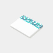 Open middeleeuwse moderne rechthoeken post-it® notes (Schuin)
