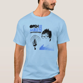Open Mikeless shirt Blue met reisdata