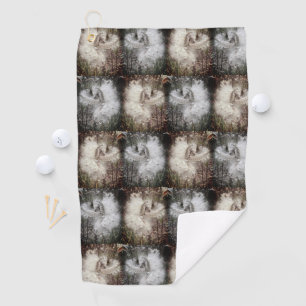 Open Milkweed Pods Zaden met zijde Filters Golfhanddoek