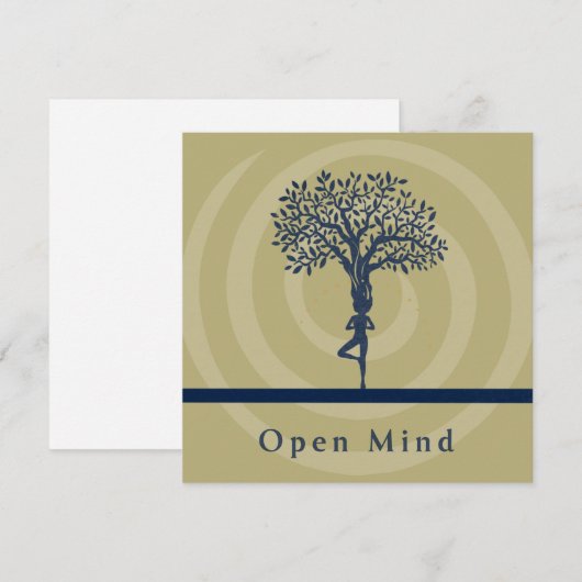 Open Mind Art Card Feestdagenkaart (Voorkant / Achterkant)