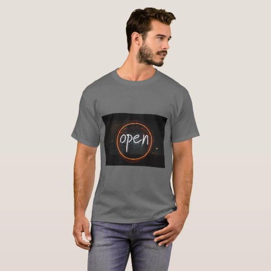 Open Mind Open Heart T-shirt (Voorkant volledig)
