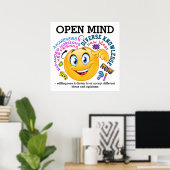 OPEN MIND - Vocabulair Poster (Thuiskantoor)