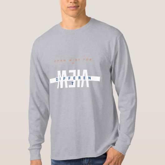 Open mind voor verschillende t-shirt (Voorkant)