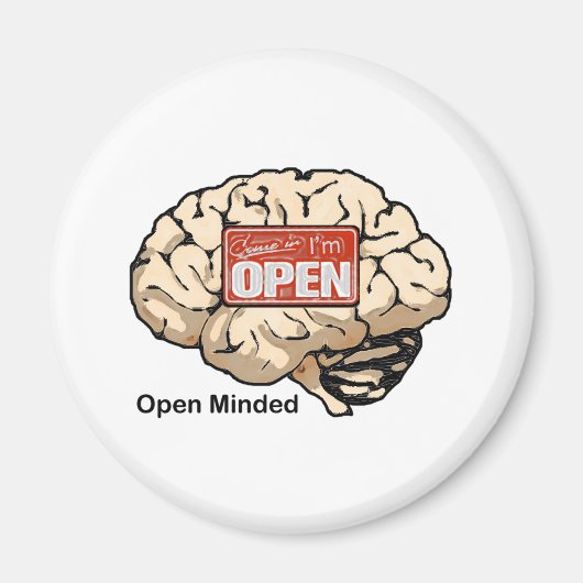 Open Minded Magneet (Voorkant)