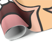 Open mond cadeaupapier (Rol Hoek)