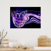 Open mond Fresh Breath Dentist Poster (Keuken)