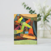 Open Mountain Abstract Paul Klee Briefkaart (Staand voorkant)