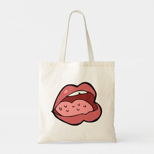 Open Mouth Canvas tas (Achterkant)