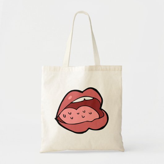 Open Mouth Canvas tas (Voorkant)