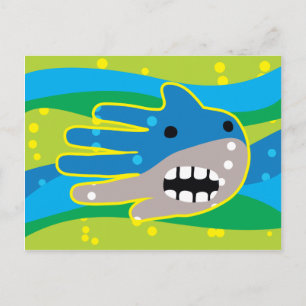Open Mouth Shark Briefkaart
