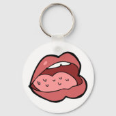 Open Mouth Tongue Keychain (Achterkant)