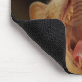Open muis met kleine kat-mond Eater Mousepad Muismat (Hoek)