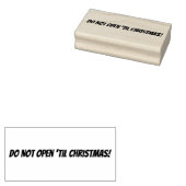 Open niet de "Til kerstRubber Stamp" Rubberstempel (Gestempeld)
