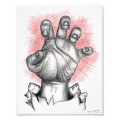 "Open niet, dood binnenin" Foto Afdruk (Voorkant)