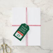 Open niet tot 25 december cadeaulabel (Met Touw)