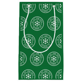 Open niet tot 25 december Groene Gift Bag Klein Cadeauzakje