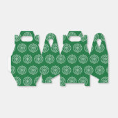 Open niet tot de groene kerstvoordeeldoos bedankdoosjes (Uitgevouwen)