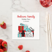 Open niet voor Kerstcadeaus Xmas Servetten (Insitu)