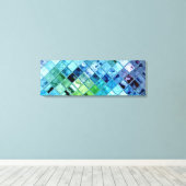 Open oceaan op Canvas ~ aanpasbare wandkunst Afdruk (Insitu (Houten vloer))