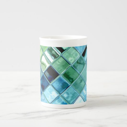 Open Ocean Bone China Mok ~ aanpasbaar! (Voorkant)