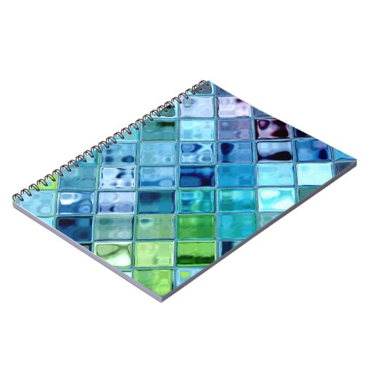 Open Ocean Fresh Vibrant origineel design Notitieboek (Linkerzijde)