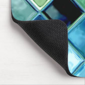 Open Ocean Glass Tile Mosaic Art Mousepad Muismat (Hoek)