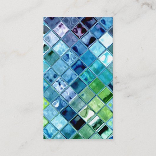 Open Ocean klantgerichte sjabloon visitekaartjes (Voorkant)