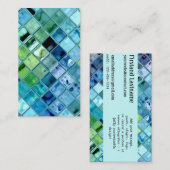 Open Ocean klantgerichte sjabloon visitekaartjes (Voorkant / Achterkant)