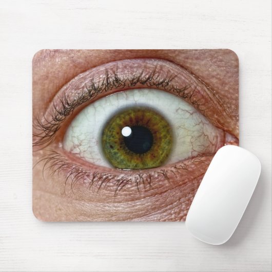 open oog muismat (Met muis)