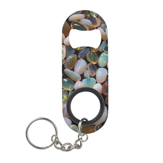 Open opal / Roestvrij stalen flesopening Mini Flessenopener (Voorkant)