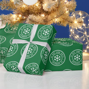 Open pas op 25 december Groenboek Cadeaupapier