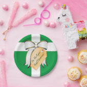 Open pas op Bord met kerstpapier (Feest)