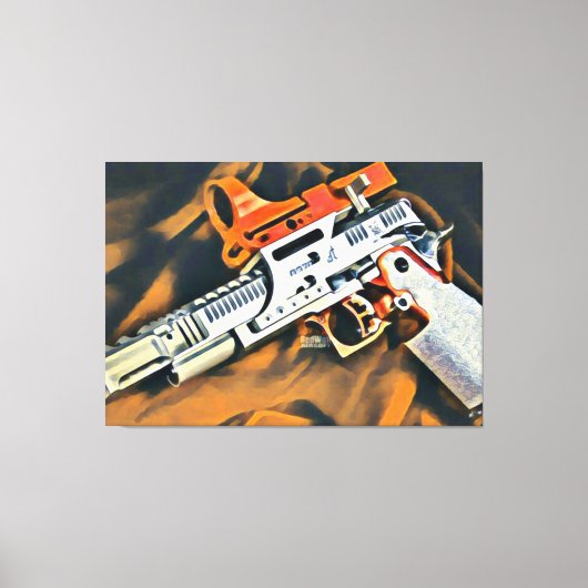 Open Pistool 2 Canvas Afdruk (Voorkant)